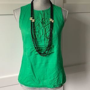 Tory Burch light summer green top size 2